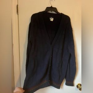 Vintage 1990s Woolrich Nordic Sweater Women’s M Cardigan